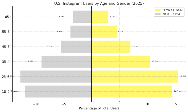 U.S. Demographics Age & Gender Breakdown