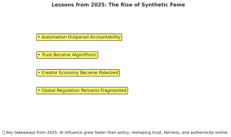 Lessons from 2025